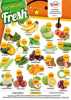 monday fresh In MR Hypermarket Calicut